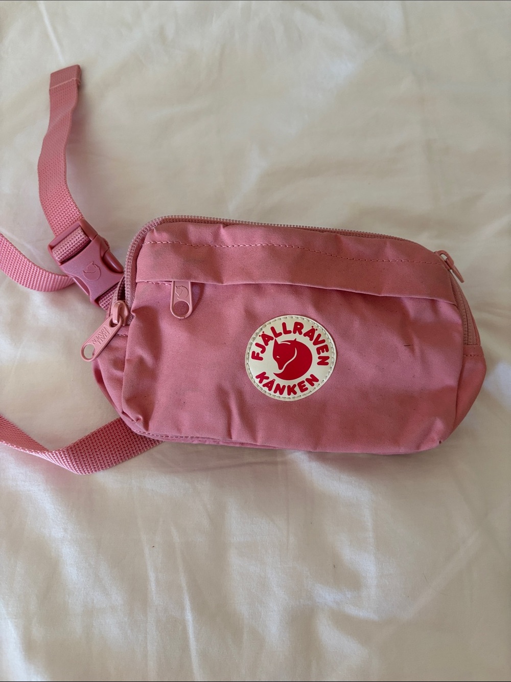 Fjallraven Kånken Small Pink Crossbody Pack good used condition